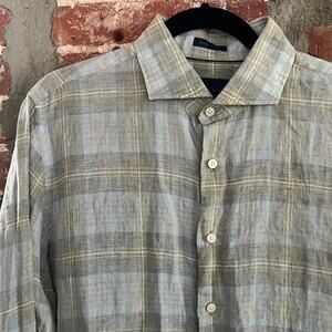 Calder of Carmel CA Men's LS Shirt L 23x30